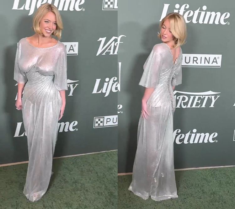 시드니 스위니 논란의 행사장 드레스/Sydney Sweeney's controversial event dress